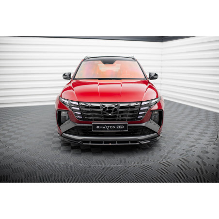 SPLITTER ANTERIORE V.2 Hyundai Tucson N-Line Mk4 (Cod. M-HY-TU-4-NLINE-FD2G)