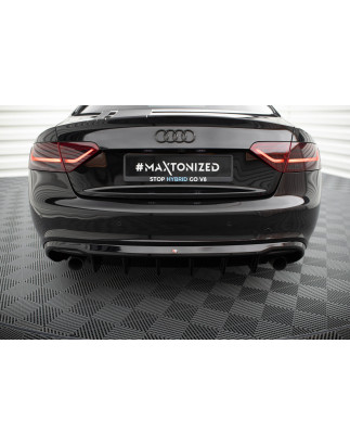 Sottoparaurti posteriore Audi A5 Coupe / Cabrio S-Line 8T (Version with single scaricos on both side