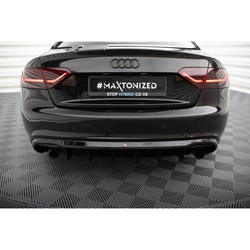 Sottoparaurti posteriore Audi A5 Coupe / Cabrio S-Line 8T (Version with single scaricos on both side