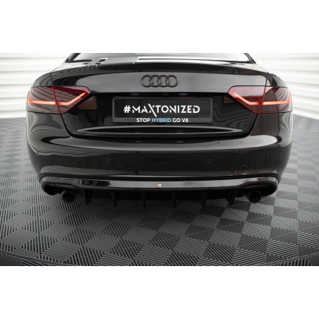 Sottoparaurti posteriore Audi A5 Coupe / Cabrio S-Line 8T (Version with single scaricos on both side