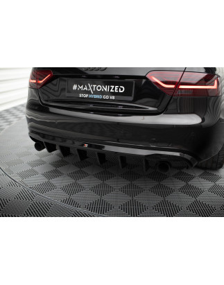 Sottoparaurti posteriore Audi A5 Coupe / Cabrio S-Line 8T (Version with single scaricos on both side
