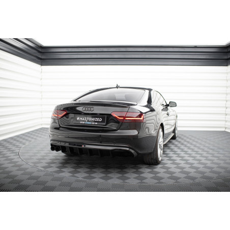 Sottoparaurti posteriore Audi A5 Coupe / Cabrio S-Line 8T (Versione 1x2 scarico) (Cod. M-AU-S5-1-RS1