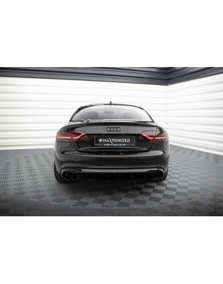 Sottoparaurti posteriore Audi A5 Coupe / Cabrio S-Line 8T (Versione 1x2 scarico) (Cod. M-AU-S5-1-RS1