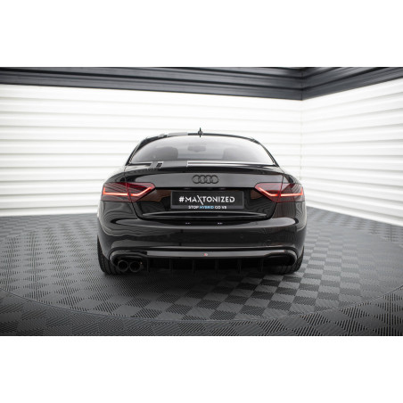 Sottoparaurti posteriore Audi A5 Coupe / Cabrio S-Line 8T (Versione 1x2 scarico) (Cod. M-AU-S5-1-RS1