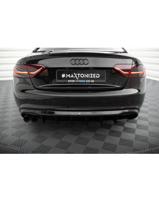Sottoparaurti posteriore Audi A5 Coupe / Cabrio S-Line 8T (Versione 1x2 scarico) (Cod. M-AU-S5-1-RS1