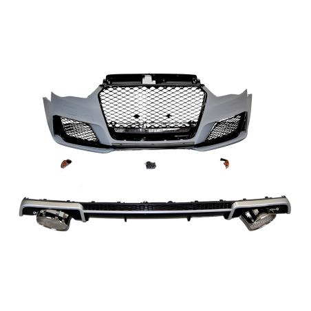 Kit Estetico Audi A3 V8 13-15 4 portes Look RS3 (Cod. E-TCA20200215)