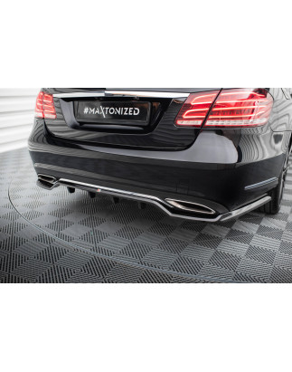 Splitter posteriore (con barre verticali) Mercedes-Benz E W212 Facelift (Cod. M-ME-E-212F-RD1G+RD2G)