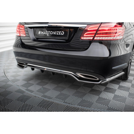 Splitter posteriore (con barre verticali) Mercedes-Benz E W212 Facelift (Cod. M-ME-E-212F-RD1G+RD2G)