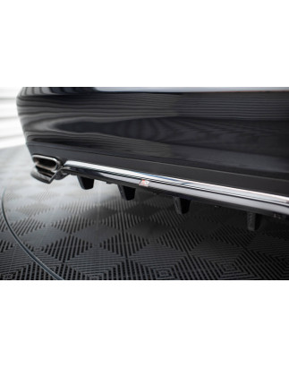 Splitter posteriore (con barre verticali) Mercedes-Benz E W212 Facelift (Cod. M-ME-E-212F-RD1G+RD2G)
