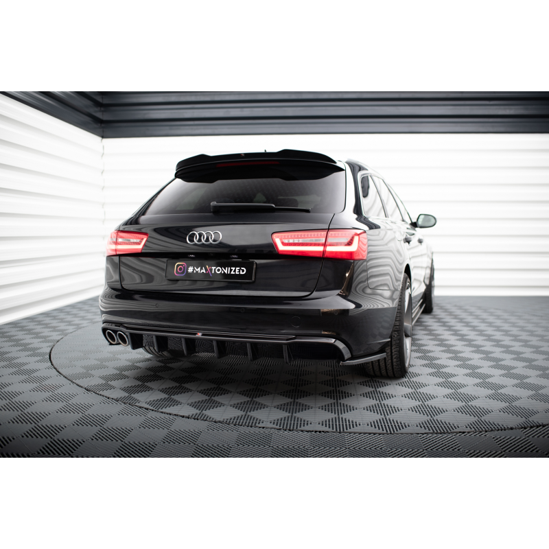 Sottoparaurti posteriore Audi A6 berlina / Avant C7 (Versione 1x2 scarico) (Cod. M-AU-A6-C7-AV-RS1GO