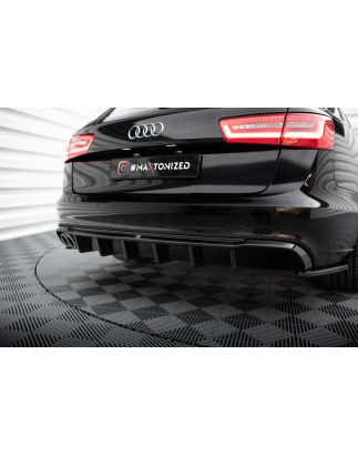 Sottoparaurti posteriore Audi A6 berlina / Avant C7 (Versione 1x2 scarico) (Cod. M-AU-A6-C7-AV-RS1GO