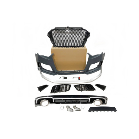 Kit Estetico Audi A3 V8 13-15 Sportback Look RS3 (Cod. E-TCA2013RS3010216)