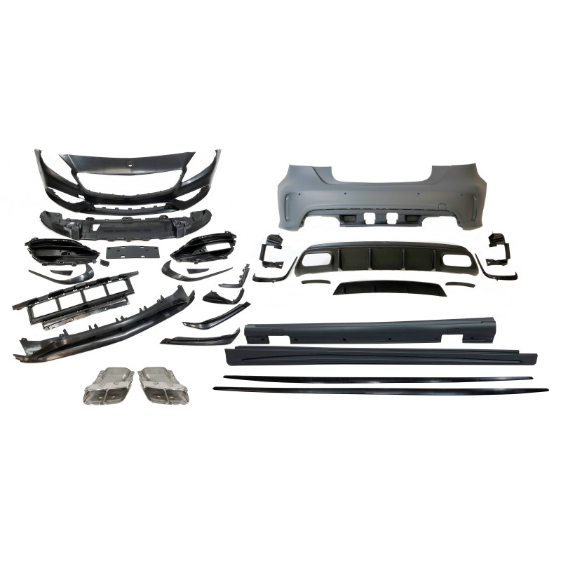Kit Estetico Mercedes W176 A45 2016-2018 Look AMG (Cod. E-TCM0133013401350089)