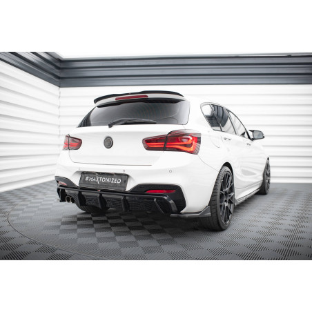Splitters posteriori laterali (Sottop. posteriore V.3) BMW 1 M-Pack / M140i F20 Facelift  (Cod. M-BM