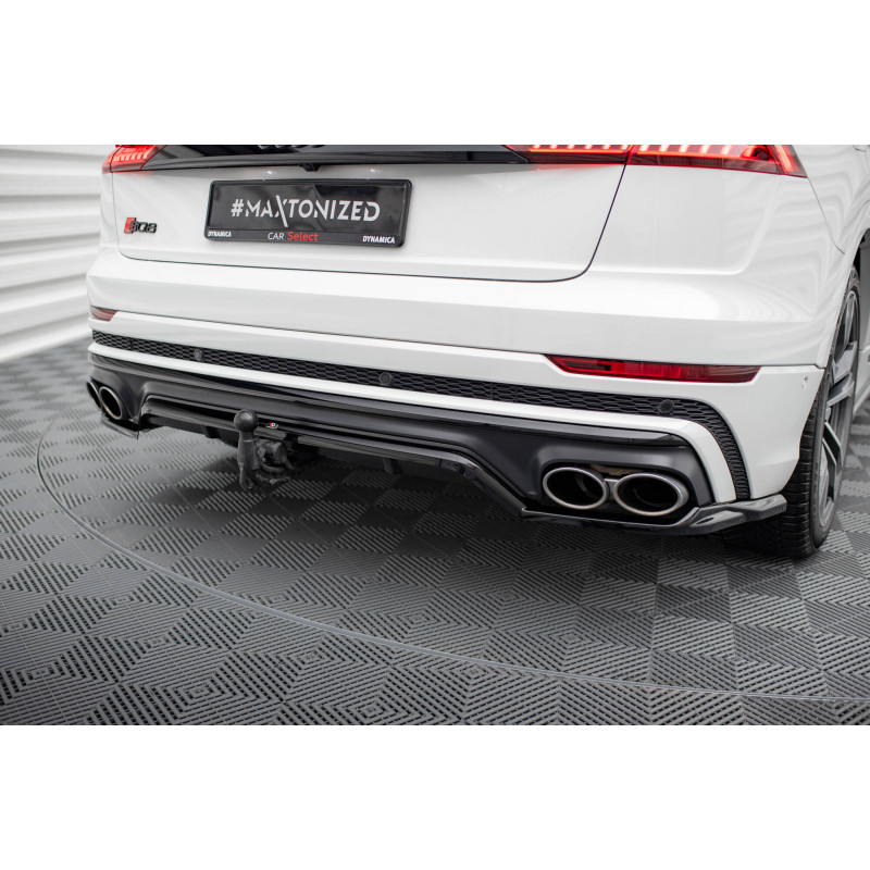 Splitter posteriore (con barre verticali) Audi SQ8 Mk1 (Cod. M-AU-SQ8-1-RD1G+RD2G)