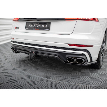 Splitter posteriore (con barre verticali) Audi SQ8 Mk1 (Cod. M-AU-SQ8-1-RD1G+RD2G)