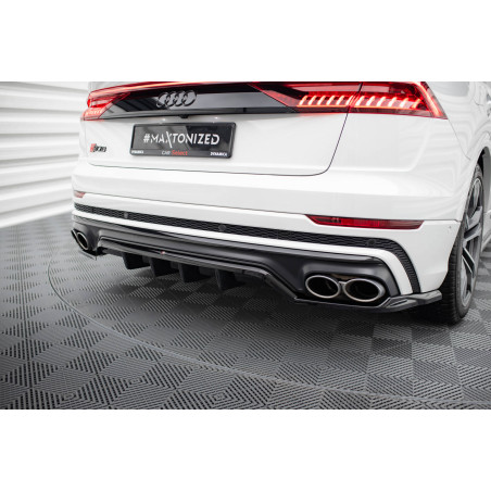 Splitter posteriore (con barre verticali) Audi SQ8 Mk1 (Cod. M-AU-SQ8-1-RD1G+RD2G)