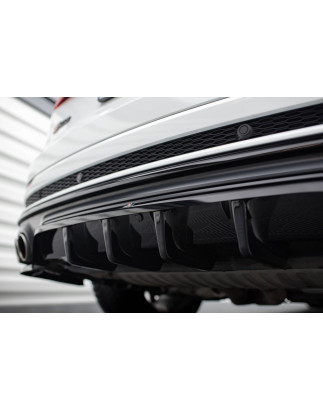 Splitter posteriore (con barre verticali) Audi SQ8 Mk1 (Cod. M-AU-SQ8-1-RD1G+RD2G)