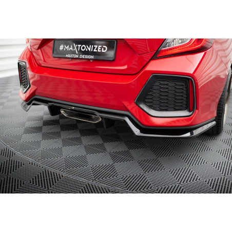 Splitter posteriore (con barre verticali) Honda Civic SI Mk10 (Cod. M-HO-CI-10-SI-RD1G+RD2G)