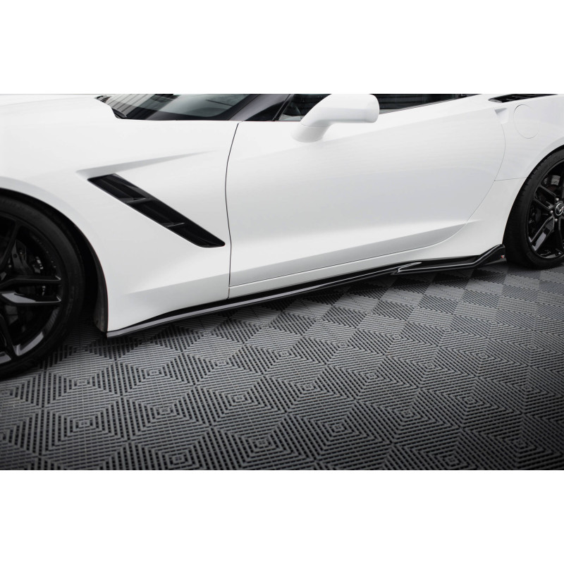 Diffusori minigonne V.2 Chevrolet Corvette Stingray C7 (Cod. M-CH-CO-C7-SD2G)