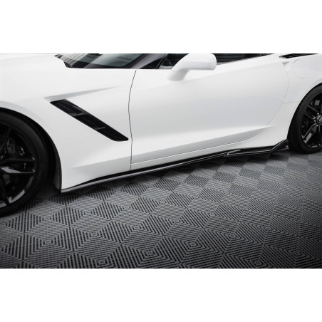 Diffusori minigonne V.2 Chevrolet Corvette Stingray C7 (Cod. M-CH-CO-C7-SD2G)
