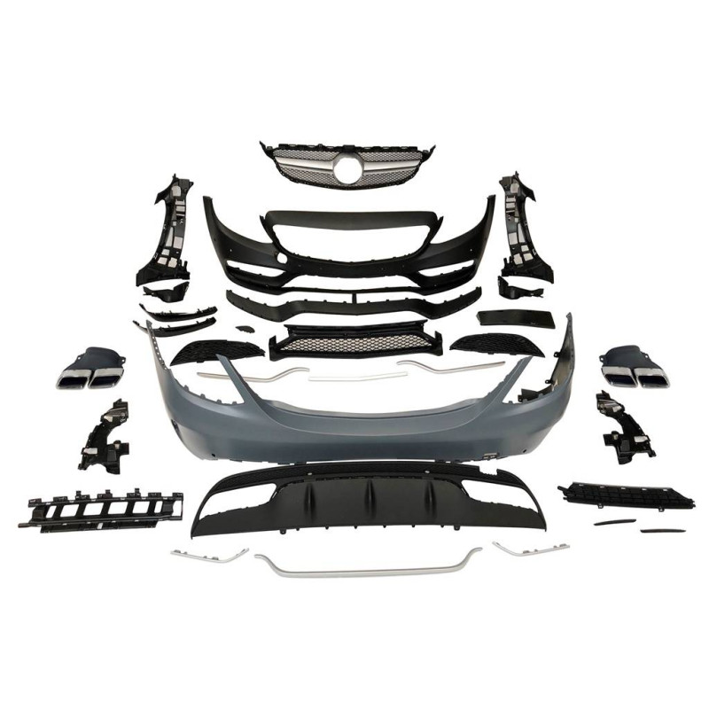 Kit Estetico Mercedes W205 2014-2018 4P Look C63 (Cod. E-TCM02000136009601641)