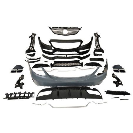 Kit Estetico Mercedes W205 2014-2018 4P Look C63 (Cod. E-TCM02000136009601641)