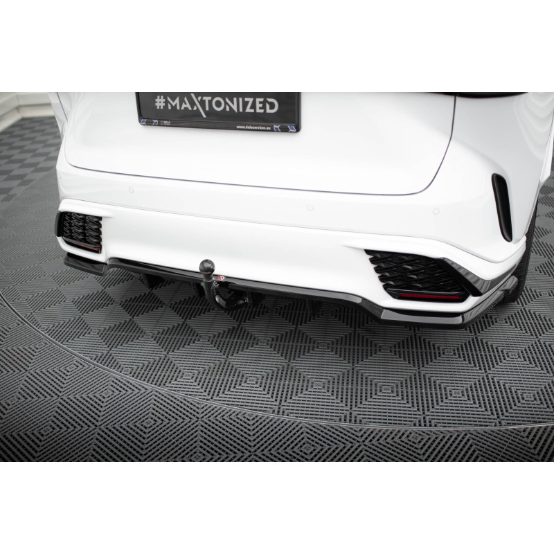 Splitter posteriore (con barre verticali) Lexus RX F-Sport Mk5 (Cod. M-LE-RX-5-FSPORT-RD1G+RD2G)