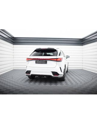Splitter posteriore (con barre verticali) Lexus RX F-Sport Mk5 (Cod. M-LE-RX-5-FSPORT-RD1G+RD2G)