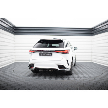 Splitter posteriore (con barre verticali) Lexus RX F-Sport Mk5 (Cod. M-LE-RX-5-FSPORT-RD1G+RD2G)