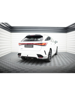 Splitter posteriore (con barre verticali) Lexus RX F-Sport Mk5 (Cod. M-LE-RX-5-FSPORT-RD1G+RD2G)
