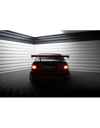 Spoiler in carbonio  + LED BMW 3 Coupe E46 (Cod. M-CF-BM-3-46-C-WING5-INT-245-P+LED)