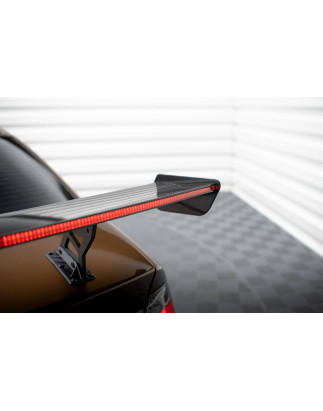 Spoiler in carbonio  + LED BMW 3 Coupe E46 (Cod. M-CF-BM-3-46-C-WING5-INT-245-P+LED)