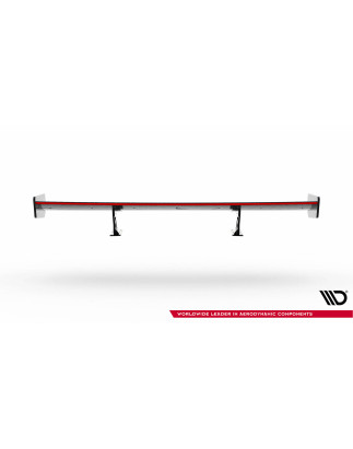 Spoiler in carbonio  + LED BMW 3 Coupe E46 (Cod. M-CF-BM-3-46-C-WING5-INT-245-P+LED)