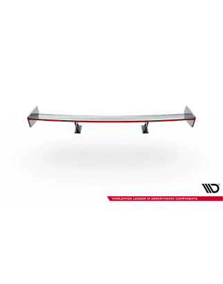 Spoiler in carbonio  + LED BMW 3 Coupe E46 (Cod. M-CF-BM-3-46-C-WING5-INT-245-P+LED)