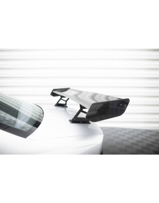 Spoiler in carbonio  + LED BMW 3 Coupe E46 (Cod. M-CF-BM-3-46-C-WING5-INT-245-P+LED)
