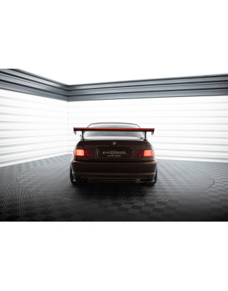 Spoiler in carbonio  + LED BMW 3 Coupe E46 (Cod. M-CF-BM-3-46-C-WING5-EXT-245-P+LED)