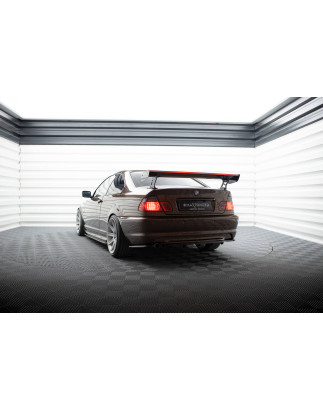 Spoiler in carbonio  + LED BMW 3 Coupe E46 (Cod. M-CF-BM-3-46-C-WING5-EXT-245-P+LED)