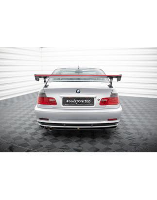 Spoiler in carbonio  + LED BMW 3 Coupe E46 (Cod. M-CF-BM-3-46-C-WING5-EXT-245-P+LED)