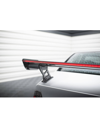 Spoiler in carbonio  + LED BMW 3 Coupe E46 (Cod. M-CF-BM-3-46-C-WING5-EXT-245-P+LED)