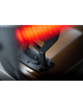 Spoiler in carbonio  + LED BMW 3 Coupe E46 (Cod. M-CF-BM-3-46-C-WING5-EXT-245-P+LED)
