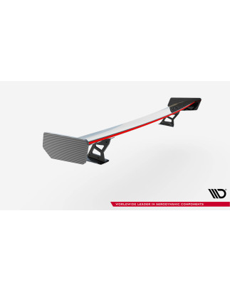 Spoiler in carbonio  + LED BMW 3 Coupe E46 (Cod. M-CF-BM-3-46-C-WING5-EXT-245-P+LED)