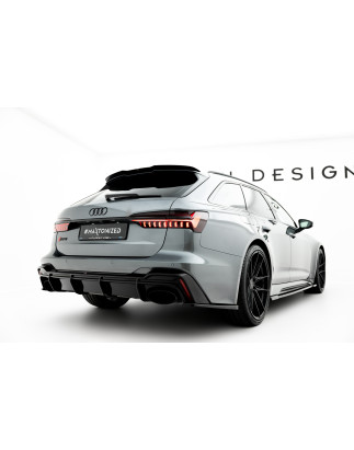 Sottoparaurti posteriore Audi RS6 C8 / C8 Facelift  (Version with towbar) (Cod. M-AU-RS6-C8-RS1G+RS1