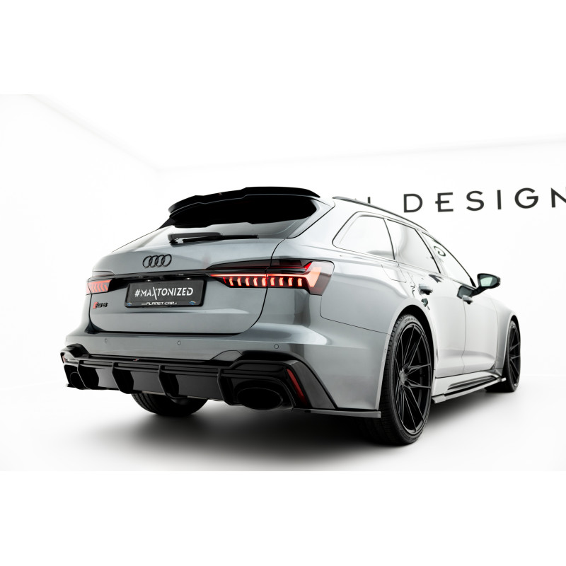 Sottoparaurti posteriore Audi RS6 C8 / C8 Facelift  (Version with towbar) (Cod. M-AU-RS6-C8-RS1G+RS1
