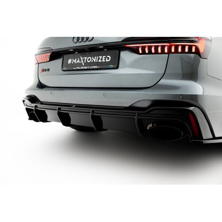 Sottoparaurti posteriore Audi RS6 C8 / C8 Facelift  (Version with towbar) (Cod. M-AU-RS6-C8-RS1G+RS1