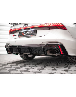 Sottoparaurti posteriore Audi RS6 C8 / C8 Facelift  (Version with towbar) (Cod. M-AU-RS6-C8-RS1G+RS1