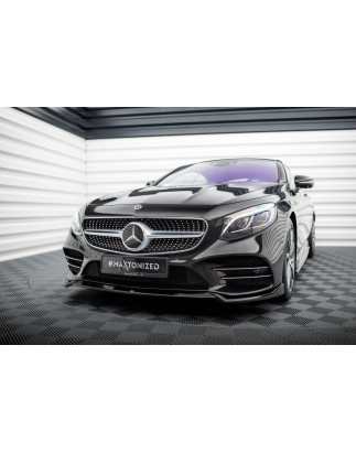 SPLITTER ANTERIORE V.1 Mercedes-Benz S Coupe AMG-Line C217 Facelift (Cod. M-ME-S-C217-AMGLINE-C-FD1G