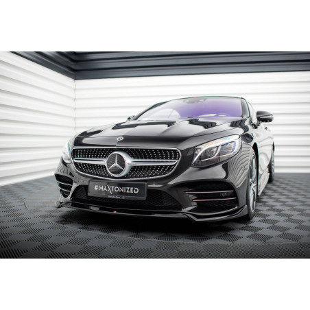 SPLITTER ANTERIORE V.1 Mercedes-Benz S Coupe AMG-Line C217 Facelift (Cod. M-ME-S-C217-AMGLINE-C-FD1G