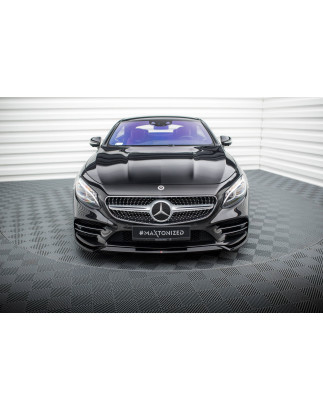 SPLITTER ANTERIORE V.1 Mercedes-Benz S Coupe AMG-Line C217 Facelift (Cod. M-ME-S-C217-AMGLINE-C-FD1G