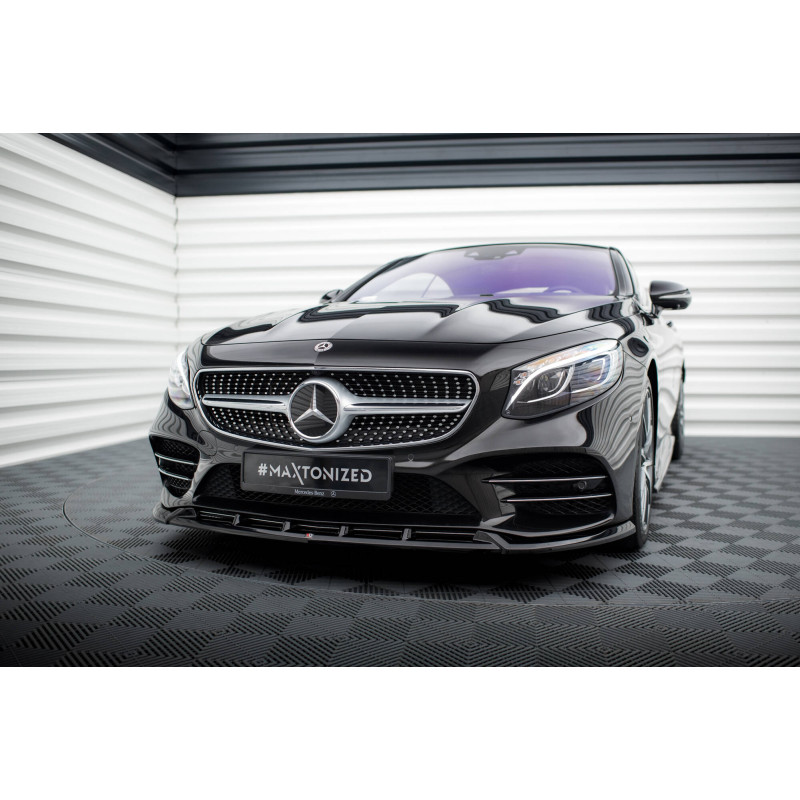 SPLITTER ANTERIORE V.2 Mercedes-Benz S Coupe AMG-Line C217 Facelift (Cod. M-ME-S-C217-AMGLINE-C-FD2G